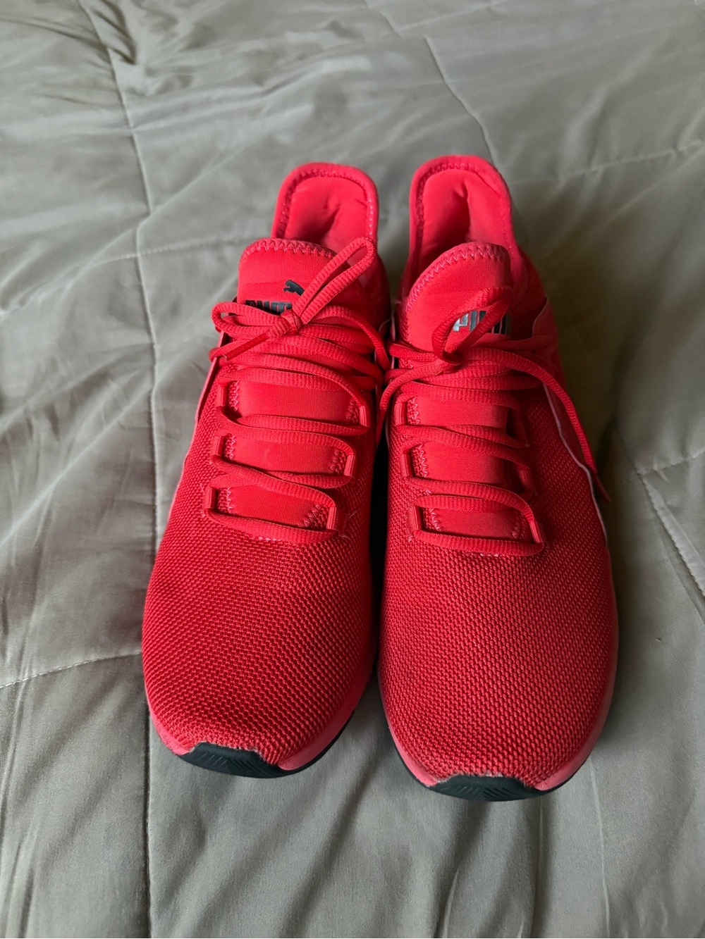 Puma Bright Red Performance Trainers - Picture 2 of 5